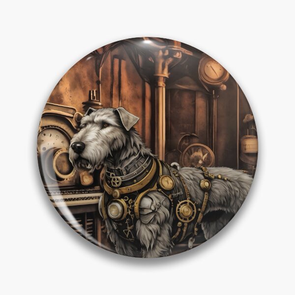 Item preview, Irish Wolfhound Steampunk designed and sold by NikkiBear67.