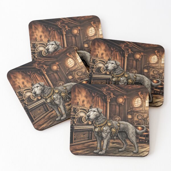 Item preview, Irish Wolfhound Steampunk designed and sold by NikkiBear67.