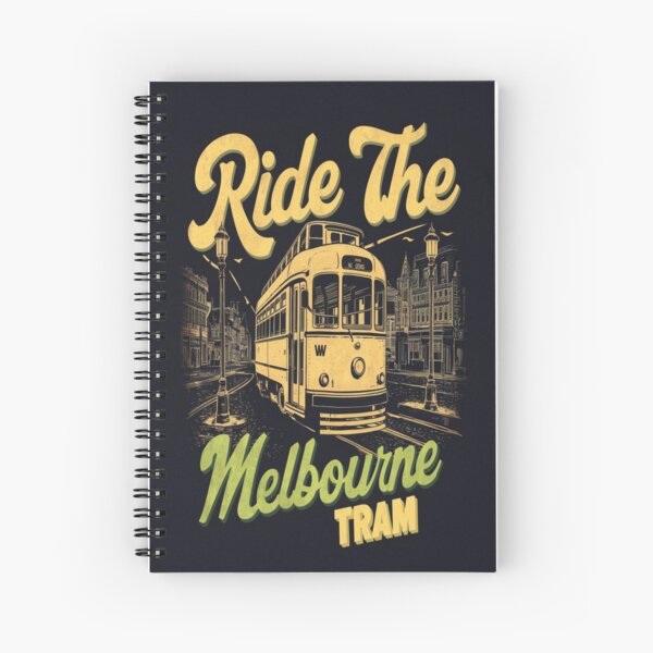 Aperçu de l'œuvre Prenez le tramway de Melbourne – Vintage Australia City créée et vendue par Globalcitytees.