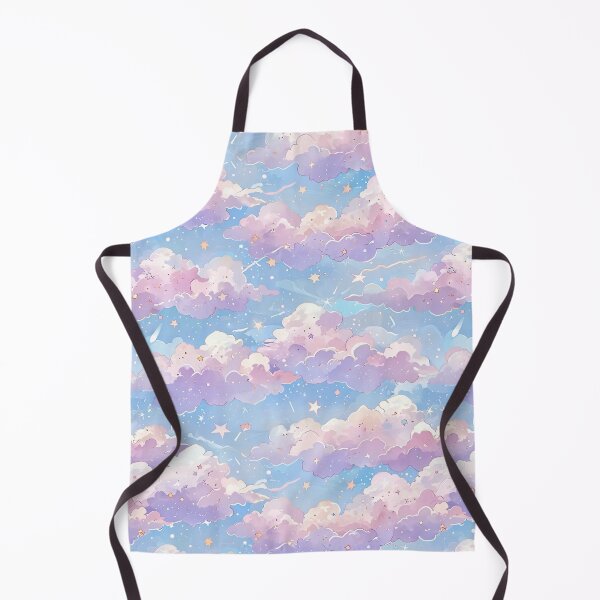 Item preview, Dreamy skyscape, pastel clouds, scattered stars designed and sold by CoolPixels.