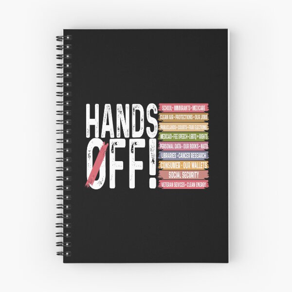 Item preview, Hands Off Protest Retro 90s designed and sold by Hajuji.
