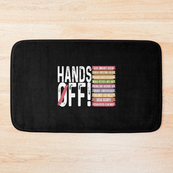Item preview, Hands Off Protest Retro 90s designed and sold by Hajuji.