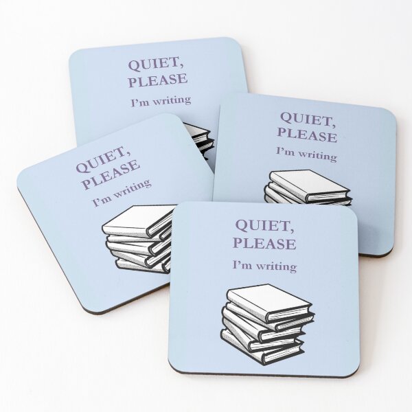 Item preview, Quiet, please... I'm writing designed and sold by carmencuarzo.
