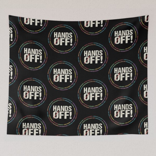 Item preview, Hands Off Protest designed and sold by Hajuji.