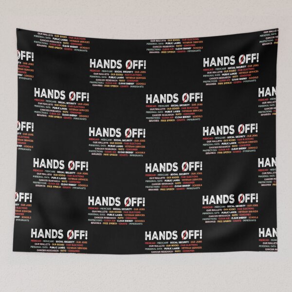 Item preview, Political Hands Off Protest designed and sold by Hajuji.