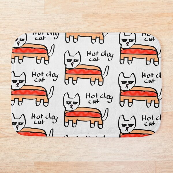 Aperçu de l'œuvre Chat hot-dog créée et vendue par The Paper Cut .