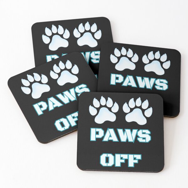 Item preview, Paws off. Paws off black. designed and sold by NextDoorToMe.
