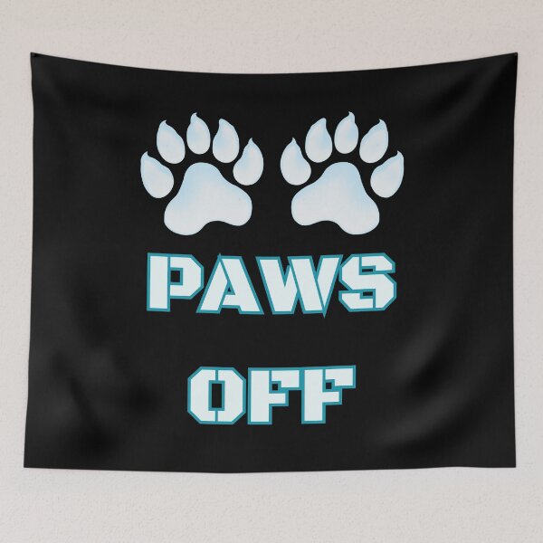Item preview, Paws off. Paws off black. designed and sold by NextDoorToMe.