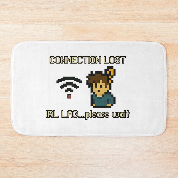 Item preview, Connection Lost IRL Lag Pixel Art Meme designed and sold by Loot Locker.