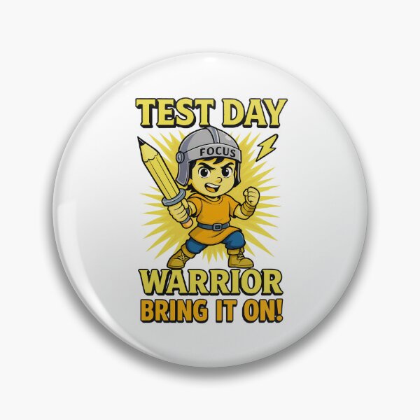 Item preview,  Test Day Warrior, Bring It On! Motivational Design For Confident Students designed and sold by elynne9.