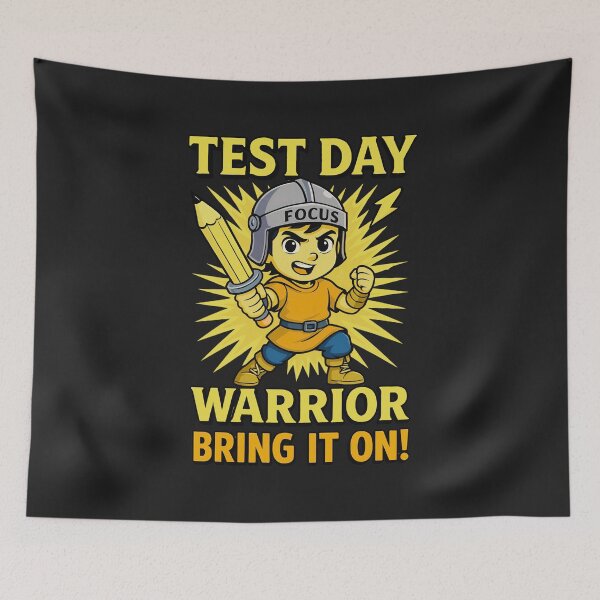 Item preview,  Test Day Warrior, Bring It On! Motivational Design For Confident Students designed and sold by elynne9.