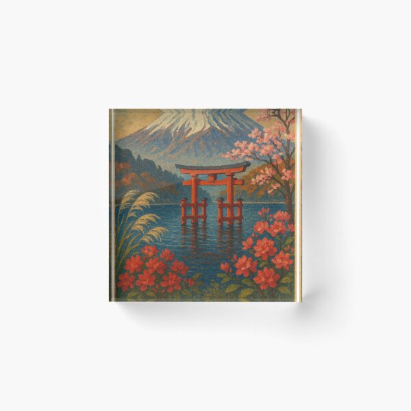 Item preview, Fuji-Hakone-Izu – Mount Fuji and Floating Torii Gate designed and sold by Places On Earth.