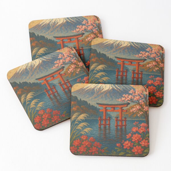 Item preview, Fuji-Hakone-Izu – Mount Fuji and Floating Torii Gate designed and sold by Places On Earth.
