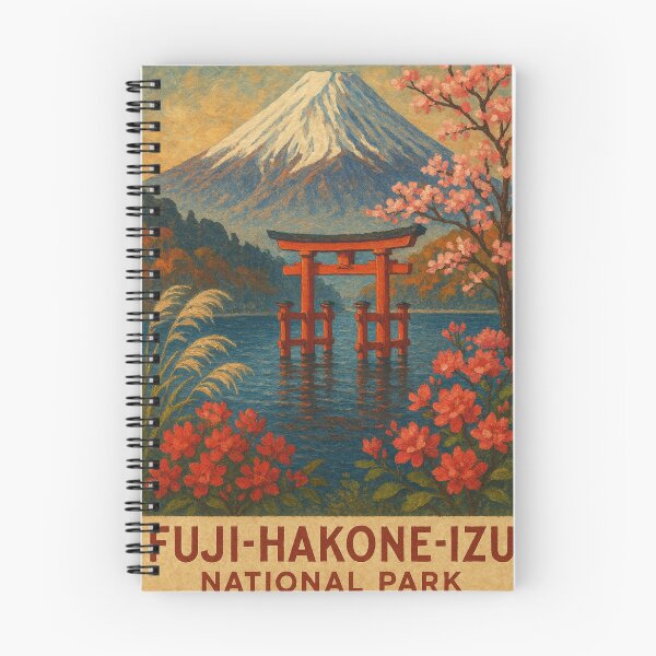 Item preview, Fuji-Hakone-Izu – Mount Fuji and Floating Torii Gate designed and sold by Places On Earth.
