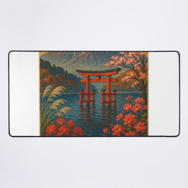 Item preview, Fuji-Hakone-Izu – Mount Fuji and Floating Torii Gate designed and sold by Places On Earth.