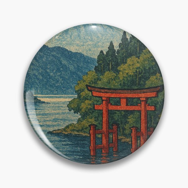 Item preview, Mount Fuji Over Lake Ashi – Hakone Landscape designed and sold by Places On Earth.