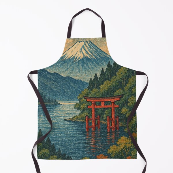 Item preview, Mount Fuji Over Lake Ashi – Hakone Landscape designed and sold by Places On Earth.