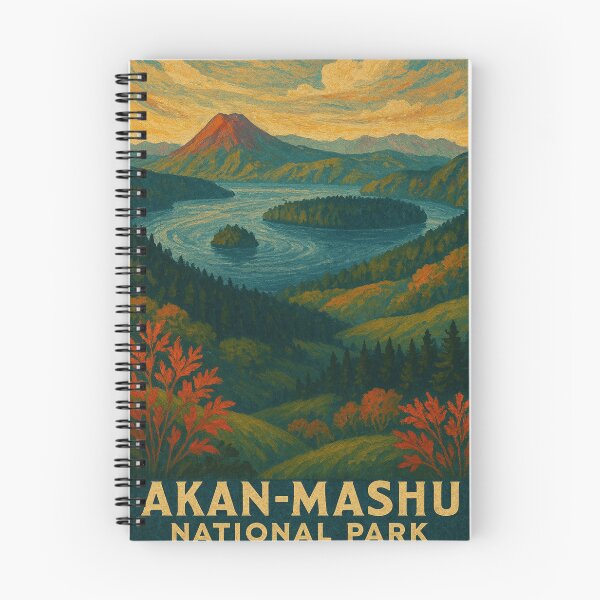 Item preview, Akan-Mashu National Park – Caldera Lakes and Volcano designed and sold by Places On Earth.