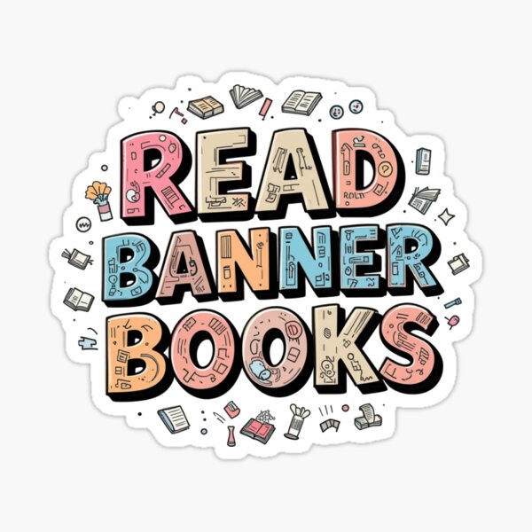 Item preview, READ BANNER BOOKS doodles designed and sold by Nimkaew.