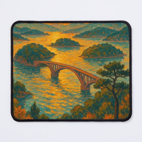 Item preview, Setonaikai National Park – Sunset Over Inland Sea designed and sold by Places On Earth.