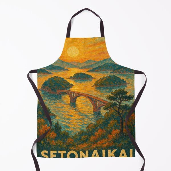 Item preview, Setonaikai National Park – Sunset Over Inland Sea designed and sold by Places On Earth.