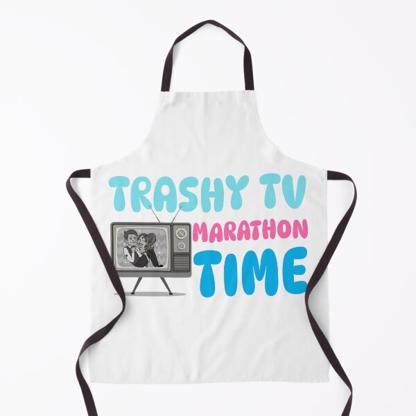 Item preview, Trashy TV Marathon Time - Funny Binge Watching Shirt designed and sold by crazydotdesigns.