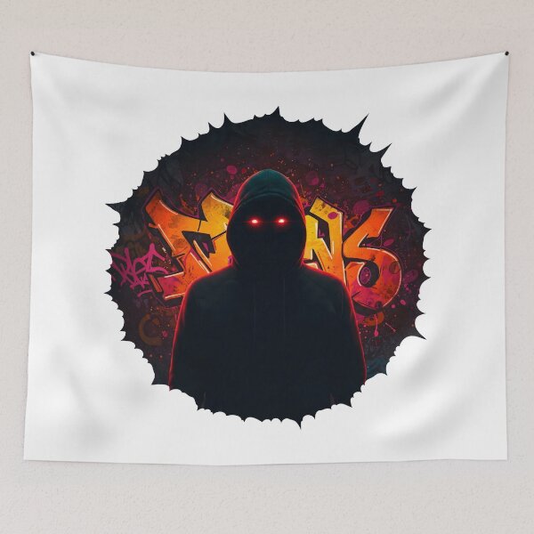 Item preview, A hooded creature with red eyes designed and sold by AFernandesDSG.