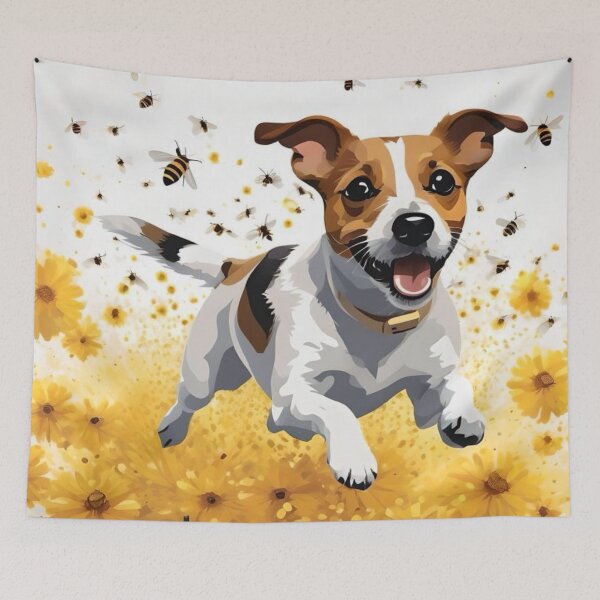 Item preview, Jack Russell Chased By Bees designed and sold by Daemolitia Designs.