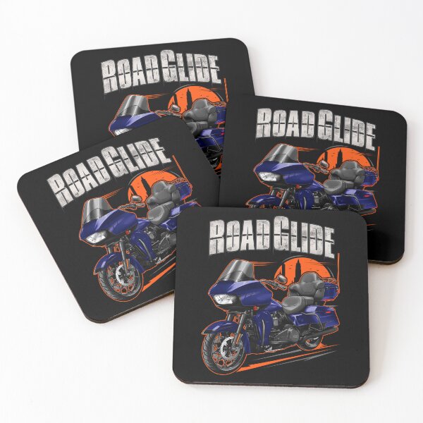 Item preview, Motorcycle Road Glide Limited 2020 (Zephyr Blue & Black Sunglo) for Motorcycle Riders designed and sold by MotoApparelHub.