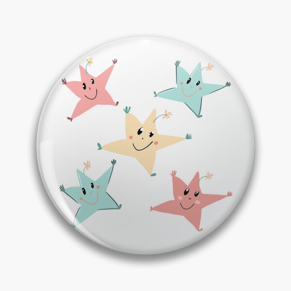 Item preview, Smiling Stars - Pastel Simple Pattern  designed and sold by AlinaSCorner.