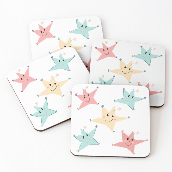 Item preview, Smiling Stars - Pastel Simple Pattern  designed and sold by AlinaSCorner.