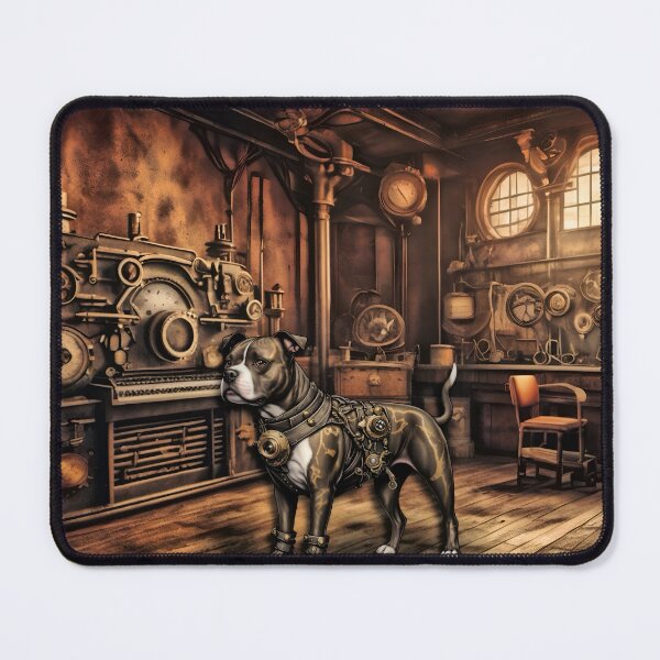 Item preview, Staffordshire Bull Terrier Steampunk designed and sold by NikkiBear67.