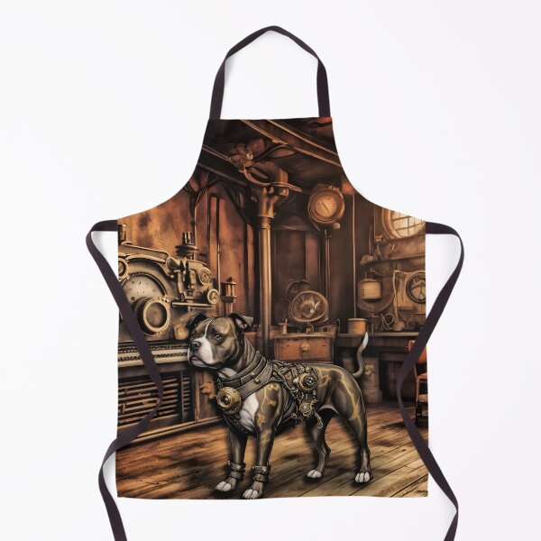 Item preview, Staffordshire Bull Terrier Steampunk designed and sold by NikkiBear67.