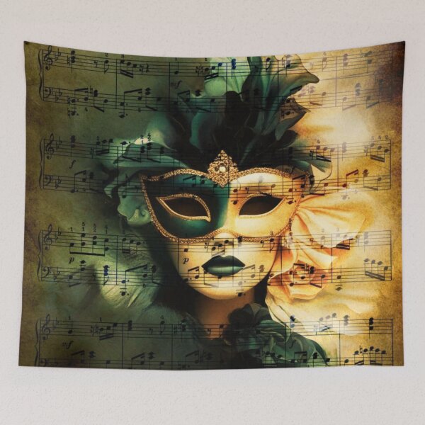 Item preview, Venetian Mask & Music – Mysterious Elegance designed and sold by sneidere9dace.