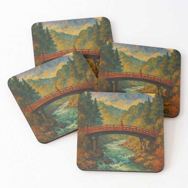 Item preview, Nikkō National Park – Shinkyo Bridge and Forest River designed and sold by Places On Earth.
