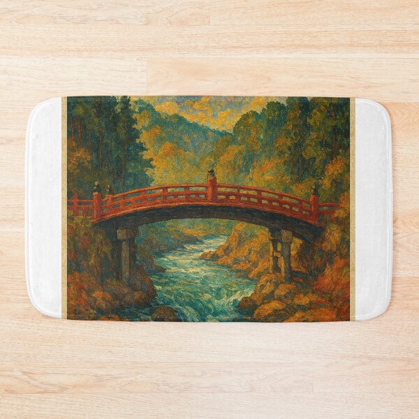 Item preview, Nikkō National Park – Shinkyo Bridge and Forest River designed and sold by Places On Earth.