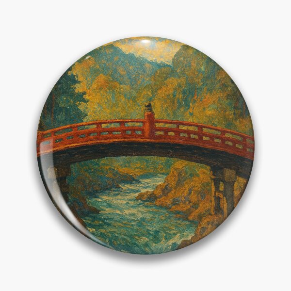 Item preview, Nikkō National Park – Shinkyo Bridge and Forest River designed and sold by Places On Earth.