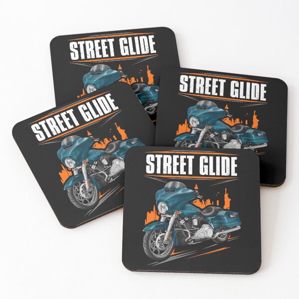 Item preview, Motorcycle Street Glide Base FLHX & FLHXI 2020 (Tahitian Teal) for Motorcycle Riders designed and sold by MotoApparelHub.