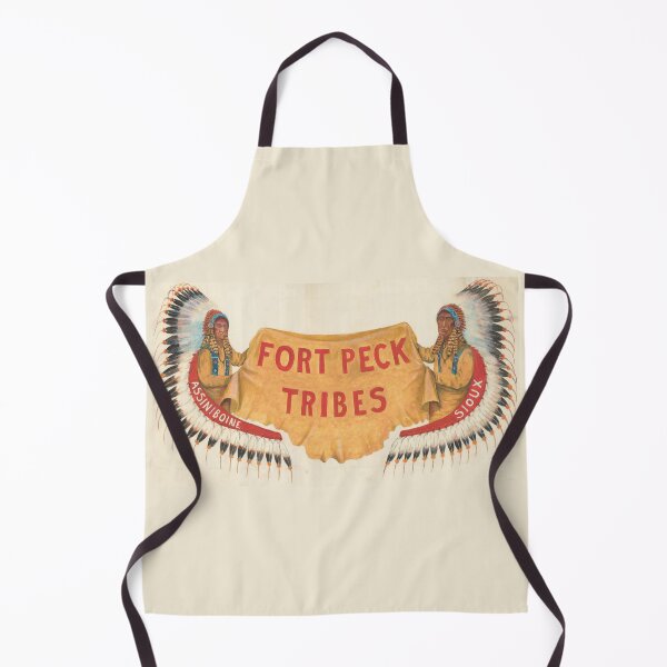 Item preview, Flag of Fort Peck Tribes Indian Reservation USA designed and sold by Beluga Cat.