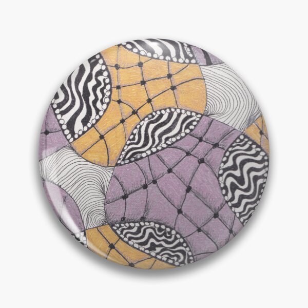 Item preview, Waves in a Web - Hand Drawn Zentagle designed and sold by ColorWander.