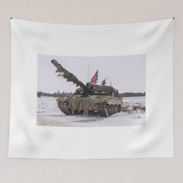 Item preview, Challenger 2 Tank Cartoon designed and sold by UKMilitaire.