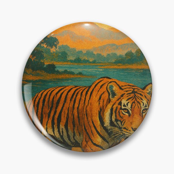Item preview, Bengal Tiger – Corbett Landscape at Dusk designed and sold by Places On Earth.