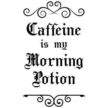 Artwork thumbnail, Caffeine Is My Morning Potion by TheMoonlightShop