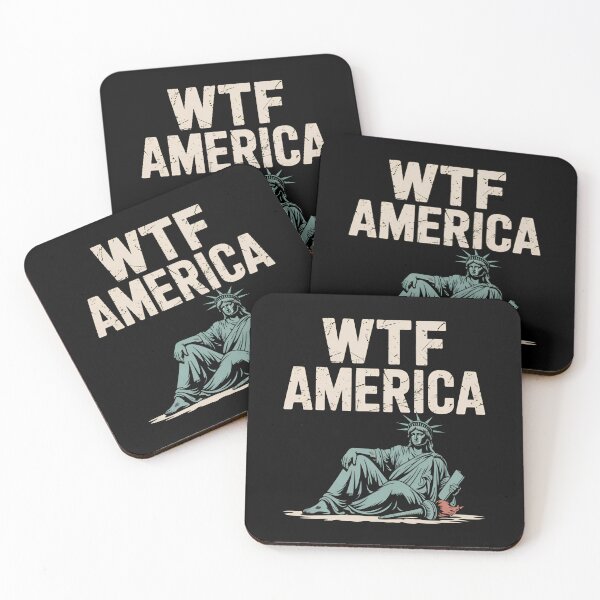 Item preview, WTF America - A perfect gift for anyone bold enough to speak their mind and fed up with the madness of modern America. designed and sold by ZyziowskyArt.