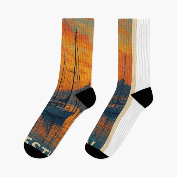 Item preview, Westhaven Marina – Auckland Harbor Sunset designed and sold by Places On Earth.