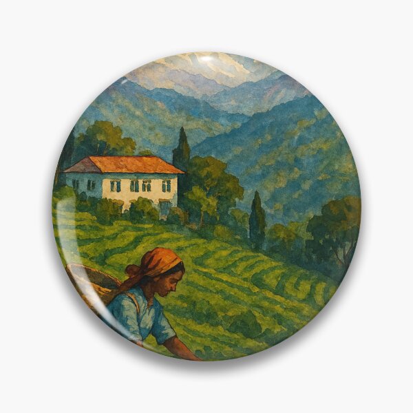 Item preview, Tea Harvest in Darjeeling – Happy Valley Estate View designed and sold by Places On Earth.