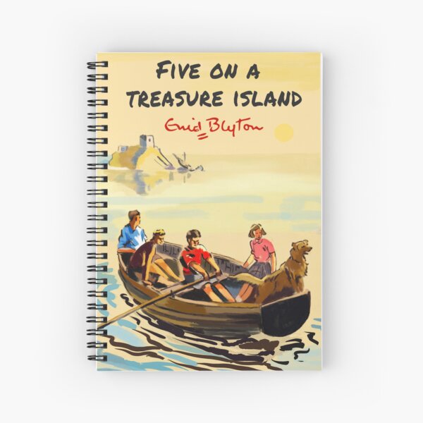 Item preview, The Famous Five by Enid Blyton Five on Treasure Island designed and sold by booksnbobs.