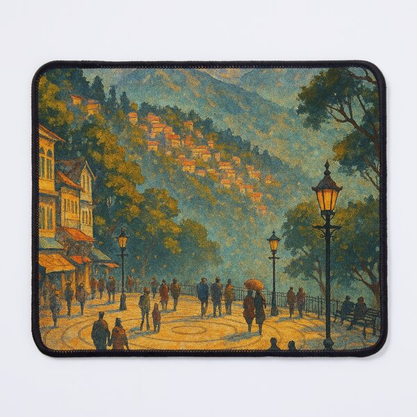 Item preview, Chowrasta Promenade – Darjeeling Evening Glow designed and sold by Places On Earth.