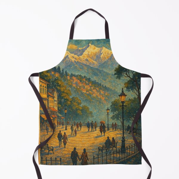 Item preview, Chowrasta Promenade – Darjeeling Evening Glow designed and sold by Places On Earth.