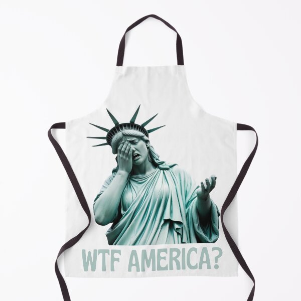 Item preview, Political Statue of Liberty Cry Anti-Trump WTF America designed and sold by MatPigeon.